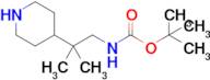 tert-Butyl (2-methyl-2-(piperidin-4-yl)propyl)carbamate