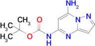 tert-Butyl (7-aminopyrazolo[1,5-a]pyrimidin-5-yl)carbamate