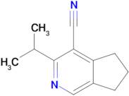 3-Isopropyl-6,7-dihydro-5H-cyclopenta[c]pyridine-4-carbonitrile