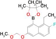 2-(8-Ethyl-7-fluoro-3-(methoxymethoxy)naphthalen-1-yl)-4,4,5,5-tetramethyl-1,3,2-dioxaborolane