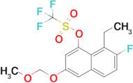 8-Ethyl-7-fluoro-3-(methoxymethoxy)naphthalen-1-yl trifluoromethanesulfonate