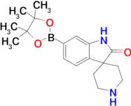 6-(4,4,5,5-Tetramethyl-1,3,2-dioxaborolan-2-yl)spiro[indoline-3,4'-piperidin]-2-one