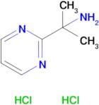 2-(Pyrimidin-2-yl)propan-2-amine dihydrochloride