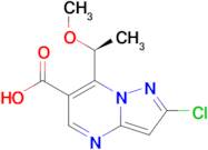 (S)-2-Chloro-7-(1-methoxyethyl)pyrazolo[1,5-a]pyrimidine-6-carboxylic acid