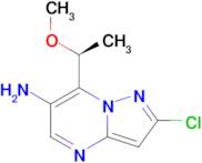 (S)-2-Chloro-7-(1-methoxyethyl)pyrazolo[1,5-a]pyrimidin-6-amine