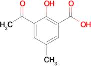 3-Acetyl-2-hydroxy-5-methylbenzoic acid