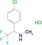 1-(4-Chlorophenyl)-2,2,2-trifluoro-N-methylethan-1-amine hydrochloride