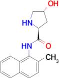 (2S,4R)-4-Hydroxy-N-(2-methylnaphthalen-1-yl)pyrrolidine-2-carboxamide