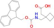2-(1-(((((9H-Fluoren-9-yl)methoxy)carbonyl)amino)methyl)cyclobutyl)acetic acid