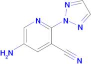 5-Amino-2-(2H-1,2,3-triazol-2-yl)nicotinonitrile