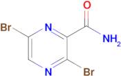 3,6-Dibromopyrazine-2-carboxamide