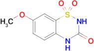 7-Methoxy-2H-benzo[e][1,2,4]thiadiazin-3(4H)-one 1,1-dioxide