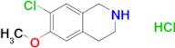 7-Chloro-6-methoxy-1,2,3,4-tetrahydroisoquinoline hydrochloride