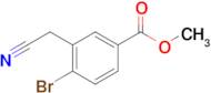 Methyl 4-bromo-3-(cyanomethyl)benzoate