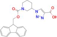 1-(1-(((9H-Fluoren-9-yl)methoxy)carbonyl)piperidin-3-yl)-1H-1,2,3-triazole-4-carboxylic acid