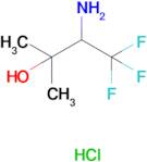 3-Amino-4,4,4-trifluoro-2-methylbutan-2-ol hydrochloride