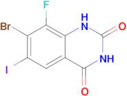 7-Bromo-8-fluoro-6-iodoquinazoline-2,4(1H,3H)-dione