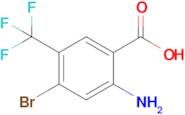 2-Amino-4-bromo-5-(trifluoromethyl)benzoic acid