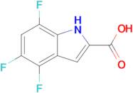 4,5,7-Trifluoro-1H-indole-2-carboxylic acid