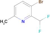 3-Bromo-2-(difluoromethyl)-6-methylpyridine