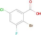 2-Bromo-5-chloro-3-fluorobenzoic acid