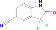 3,3-Difluoro-2-oxoindoline-5-carbonitrile