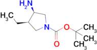 (3R,4R)-tert-Butyl 3-amino-4-ethylpyrrolidine-1-carboxylate
