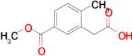 2-(5-(Methoxycarbonyl)-2-methylphenyl)acetic acid