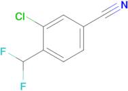 3-Chloro-4-(difluoromethyl)benzonitrile
