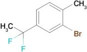 2-Bromo-4-(1,1-difluoroethyl)-1-methylbenzene