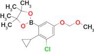 2-(3-Chloro-2-cyclopropyl-5-(methoxymethoxy)phenyl)-4,4,5,5-tetramethyl-1,3,2-dioxaborolane