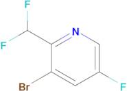 3-Bromo-2-(difluoromethyl)-5-fluoropyridine