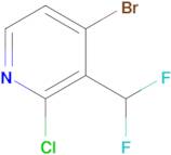 4-Bromo-2-chloro-3-(difluoromethyl)pyridine