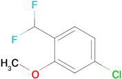 4-Chloro-1-(difluoromethyl)-2-methoxybenzene