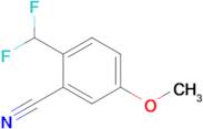 2-(Difluoromethyl)-5-methoxybenzonitrile