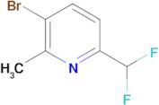 3-Bromo-6-(difluoromethyl)-2-methylpyridine