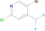 5-Bromo-2-chloro-4-(difluoromethyl)pyridine