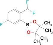 2-(2-(Difluoromethyl)-5-fluorophenyl)-4,4,5,5-tetramethyl-1,3,2-dioxaborolane