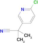 2-(6-Chloropyridin-3-yl)-2-methylpropanenitrile