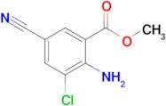 Methyl 2-amino-3-chloro-5-cyanobenzoate