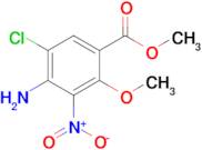 Methyl 4-amino-5-chloro-2-methoxy-3-nitrobenzoate