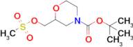 tert-Butyl 2-(((methylsulfonyl)oxy)methyl)morpholine-4-carboxylate