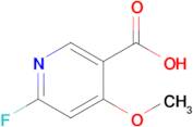 6-Fluoro-4-methoxynicotinic acid