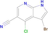 3-Bromo-4-chloro-1H-pyrrolo[2,3-b]pyridine-5-carbonitrile