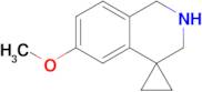 6'-Methoxy-2',3'-dihydro-1'H-spiro[cyclopropane-1,4'-isoquinoline]