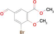 Methyl 3-bromo-5-formyl-2-methoxybenzoate