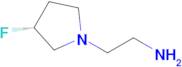 (R)-2-(3-Fluoropyrrolidin-1-yl)ethanamine