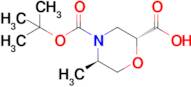 (2R,5R)-4-(tert-Butoxycarbonyl)-5-methylmorpholine-2-carboxylic acid