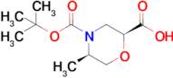 (2S,5R)-4-(tert-Butoxycarbonyl)-5-methylmorpholine-2-carboxylic acid