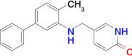 5-(((4-Methyl-[1,1'-biphenyl]-3-yl)amino)methyl)pyridin-2(1H)-one